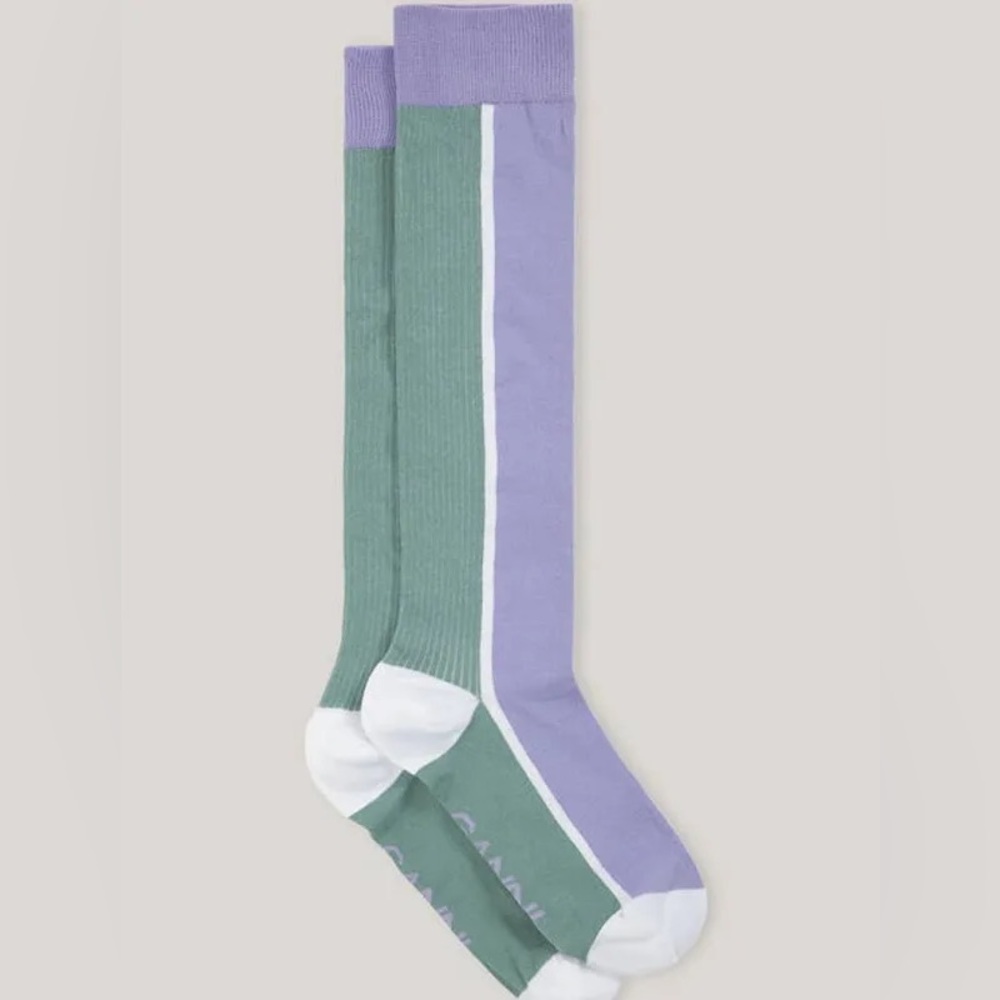 Ganni Knee Socks NWT - Picture 2 of 4